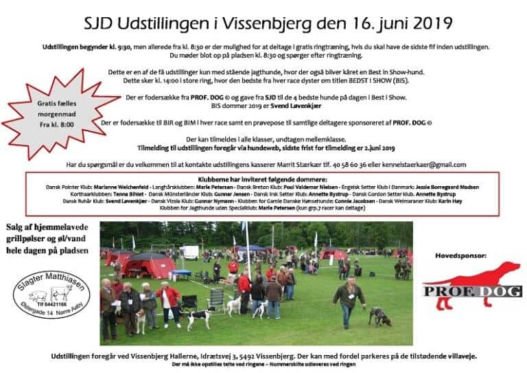 SJD udstilling Vissenbjerg flyer