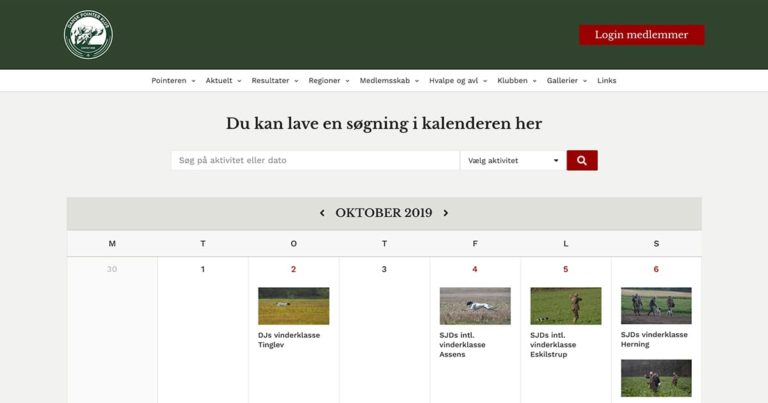 Følg med i pointer klubbens aktiviteter