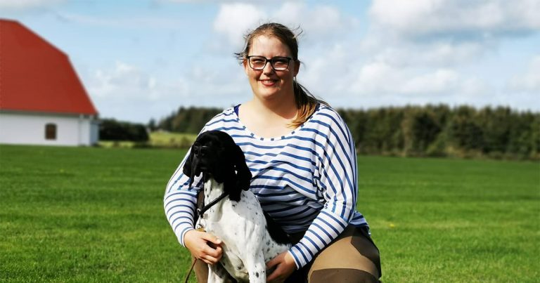 Anne Boelsgaard Hansen med Bendts Jono