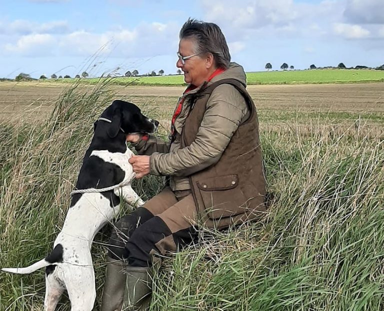 Anne-Marie Larsen Kennel Villestofte med Nora