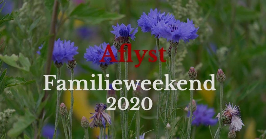 Aflysning af familiedagen 2020
