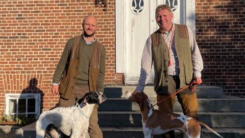 Steffen Olesen og Flemming Sørensen markprøve Tønder oktober 2021